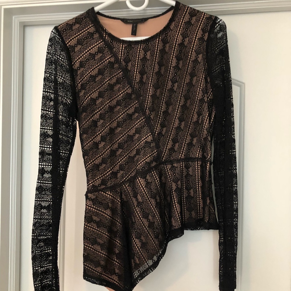 BCBG asymmetrical top